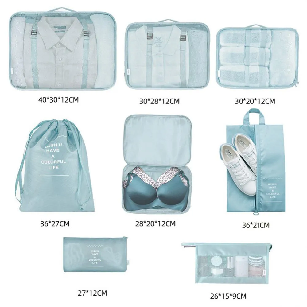 Packwürfel Set 8-teilig — Koffer Organizer
